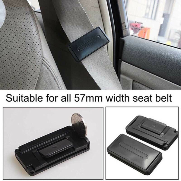 Shoulder Strap Adjuster 4-Pack Seat Belt Adjusters PU Leather