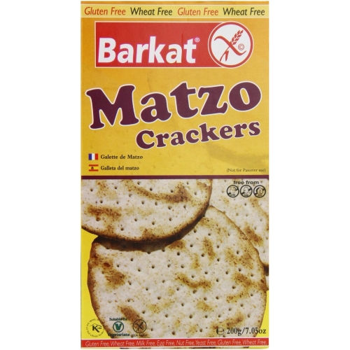 Barkat Gluten Free Matzo Crackers 200g Dealley