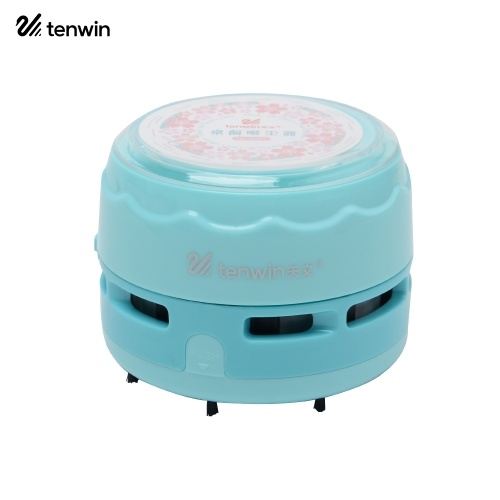 Tihoo Mini Cute Desktop Table Vacuum Cleaner Battery Operated Dust