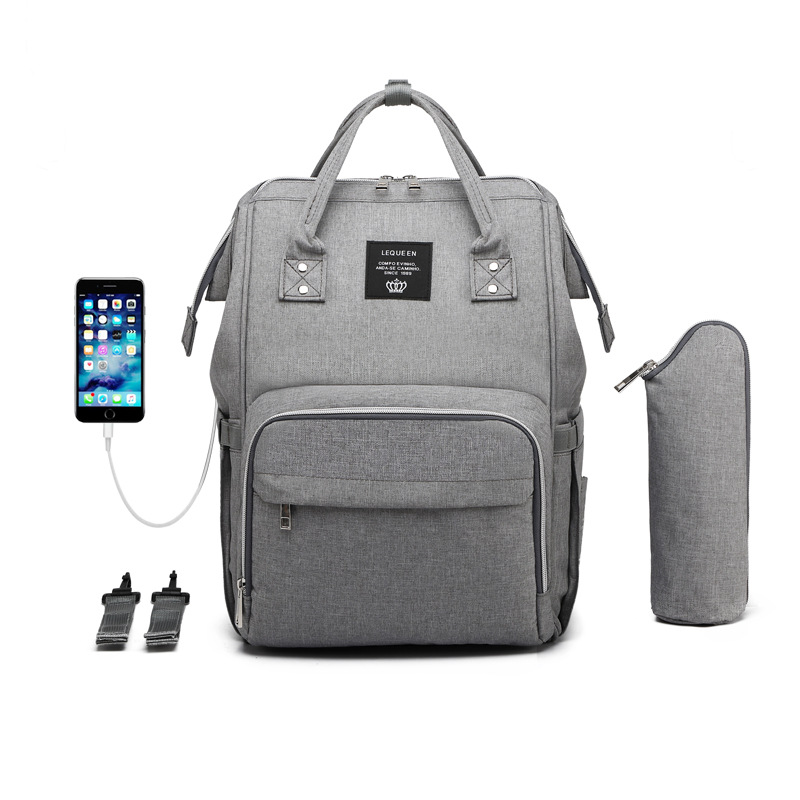 USB Heating Large Capacity Diaper Bag Backpack - Dealley